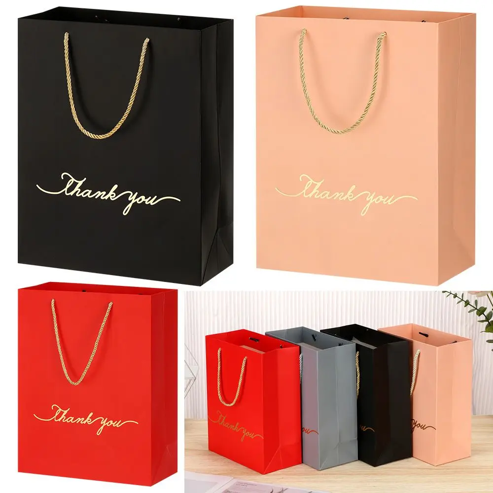 Paper Bags Thank You Gift Packaging Bag for Thanksgiving Wedding Birthday Guests Present Bag