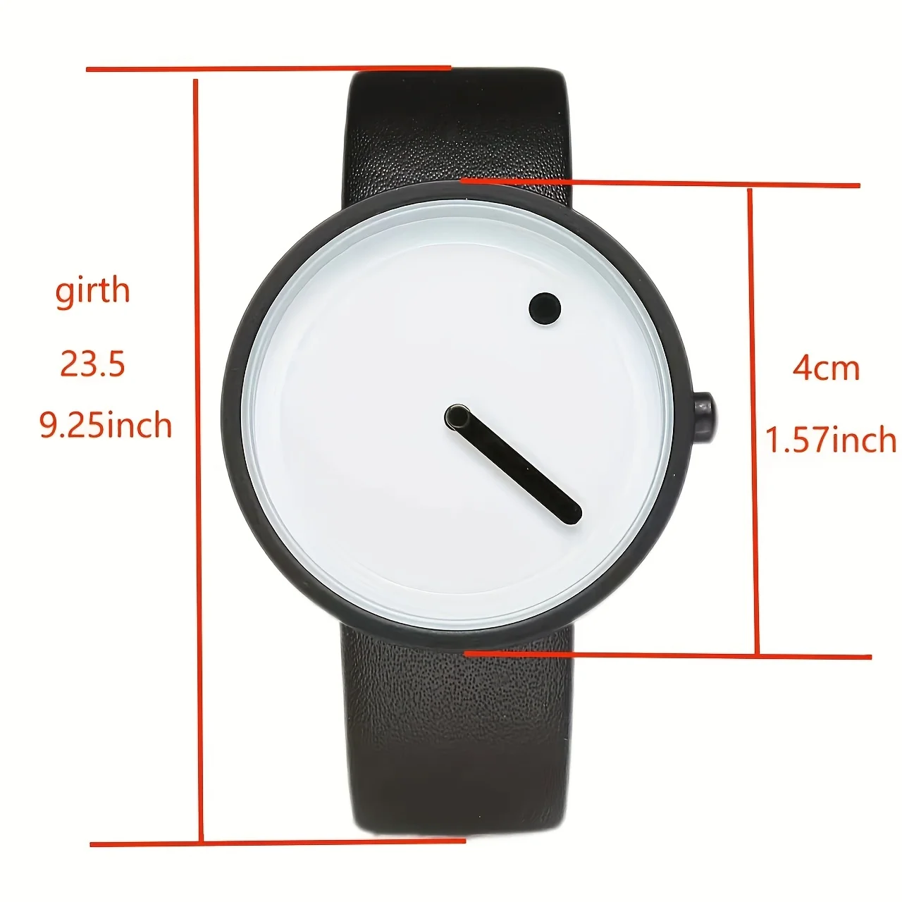 ساعة بتصميم منقط بسيط مع قيمة جمالية عالية ومزاج بسيط وشخصية إبداعية ومكانة للطلاب من الذكور و الإناث