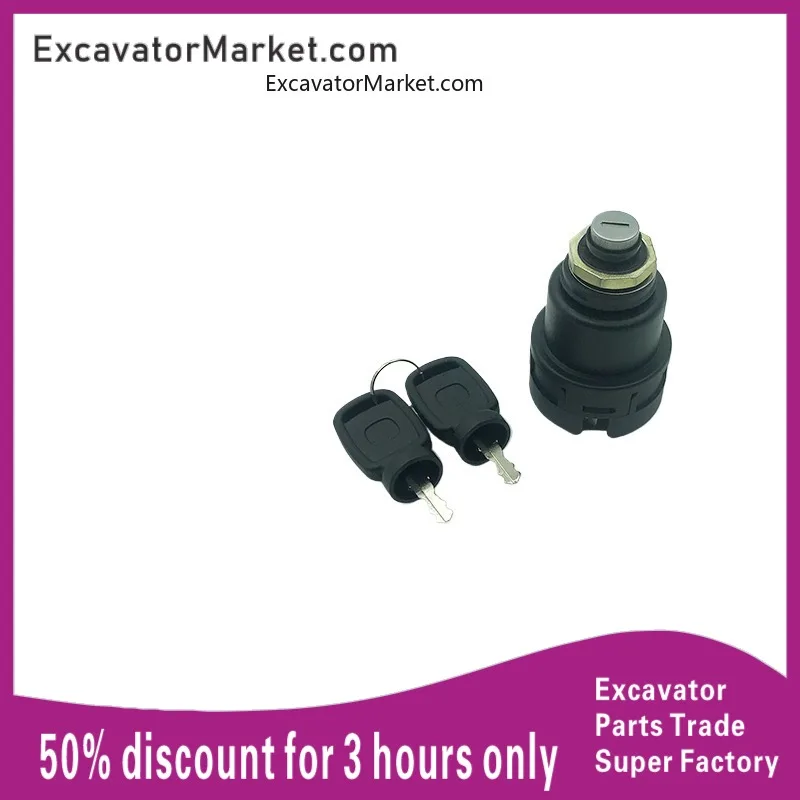 

Excavator Spare For Sunward 50 60 70 80 90 150 205 210 230Electric door lock start ignition switch Excavator Parts