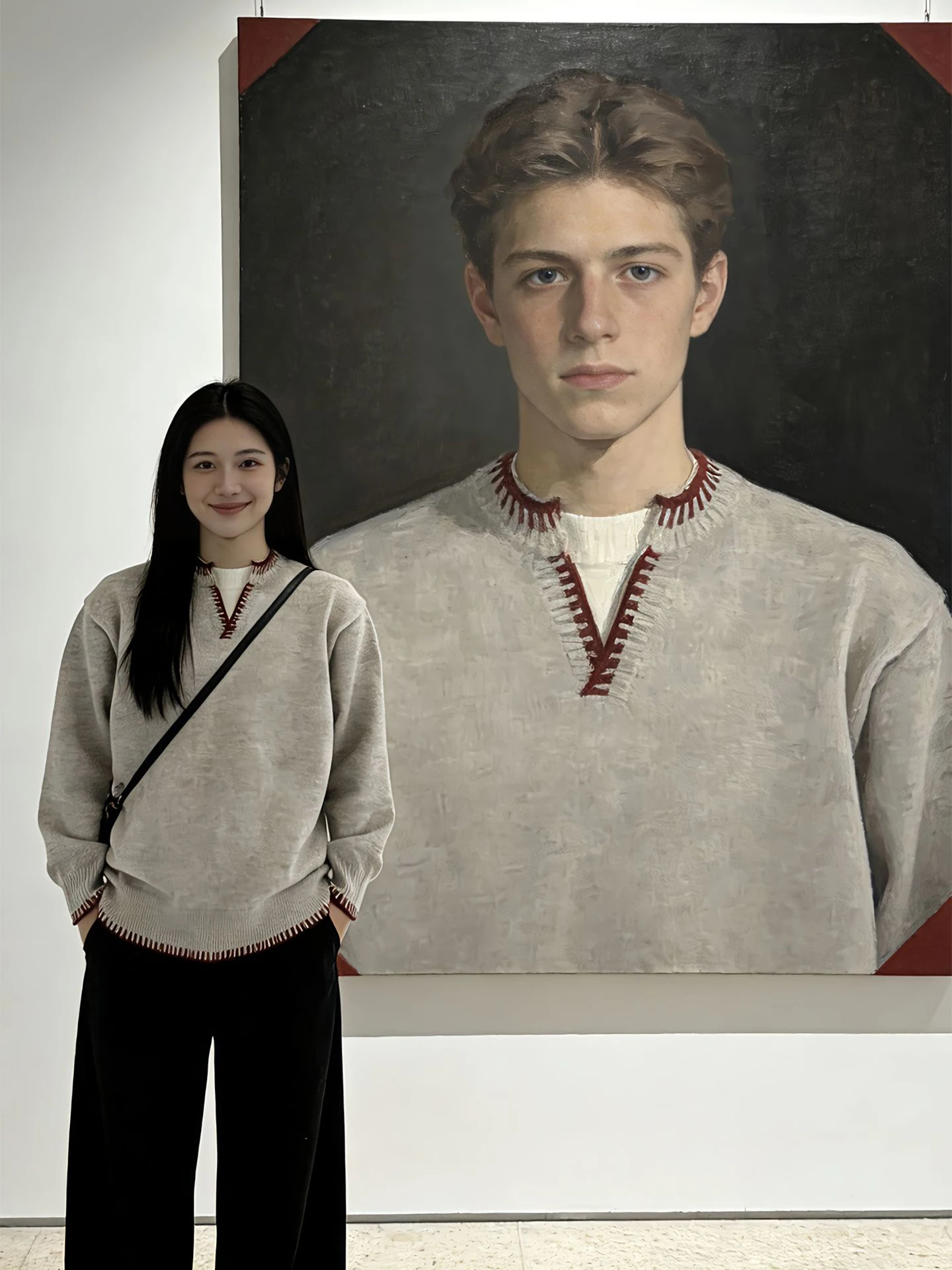 

American Sle V-Ne Knitted Sweater Men's Winter High Quali No Pilling Color Blo Base irt Trendy Brand Inner Wear