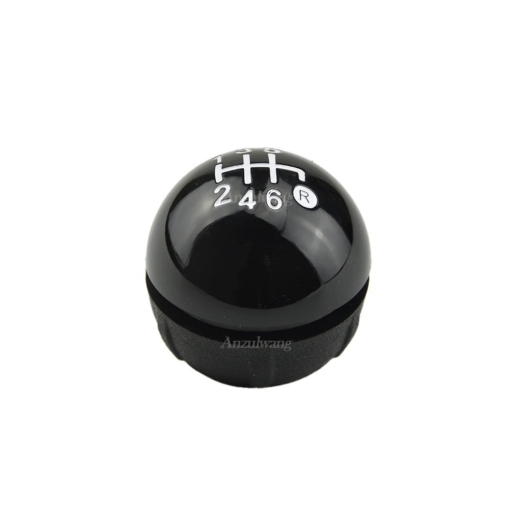 5 Speed 6 Speed Manual MT Chrome Car Gear Shift Knob For Fiat 500 2012 2013 2014 2015 2016 2017 2018 55344048