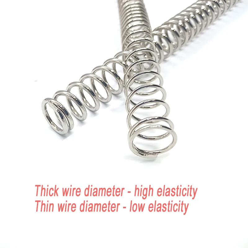 Heavy‑Duty Compression Spring Variable Pitch Unequal‑Spacing Return Spring Durable for Industrial DIY Machinery Repair Hardware