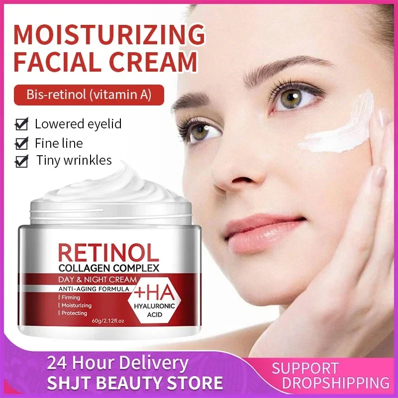 

Retinol Moisturizer Face Cream Repairing Moisturizing Nourishing Cream Brightening Skin Facial Cream Anti-Aging Face Skin Care