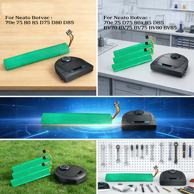 12V 12800mAh Li-ion replacement battery for Neato BotVac 70e 75 80 85 D75 D85 Vacuum Cleaner for neato Botvac D series