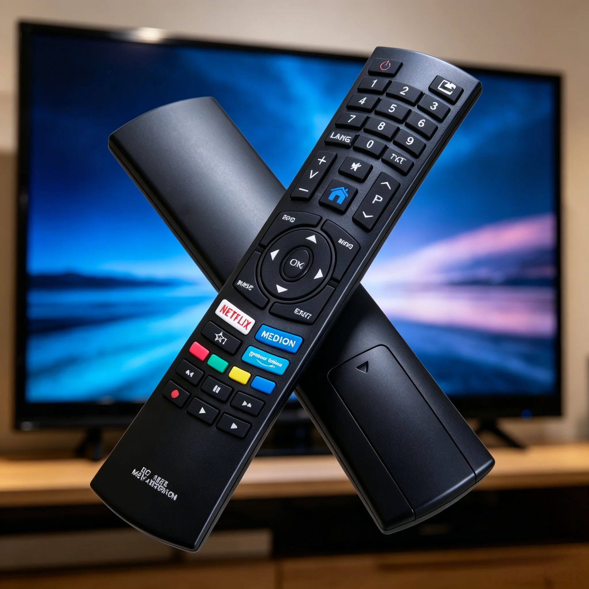 Control remoto RC1822 RC4390P para Smart TV Medion TELEFUNKEN OK D65V800M4CWH