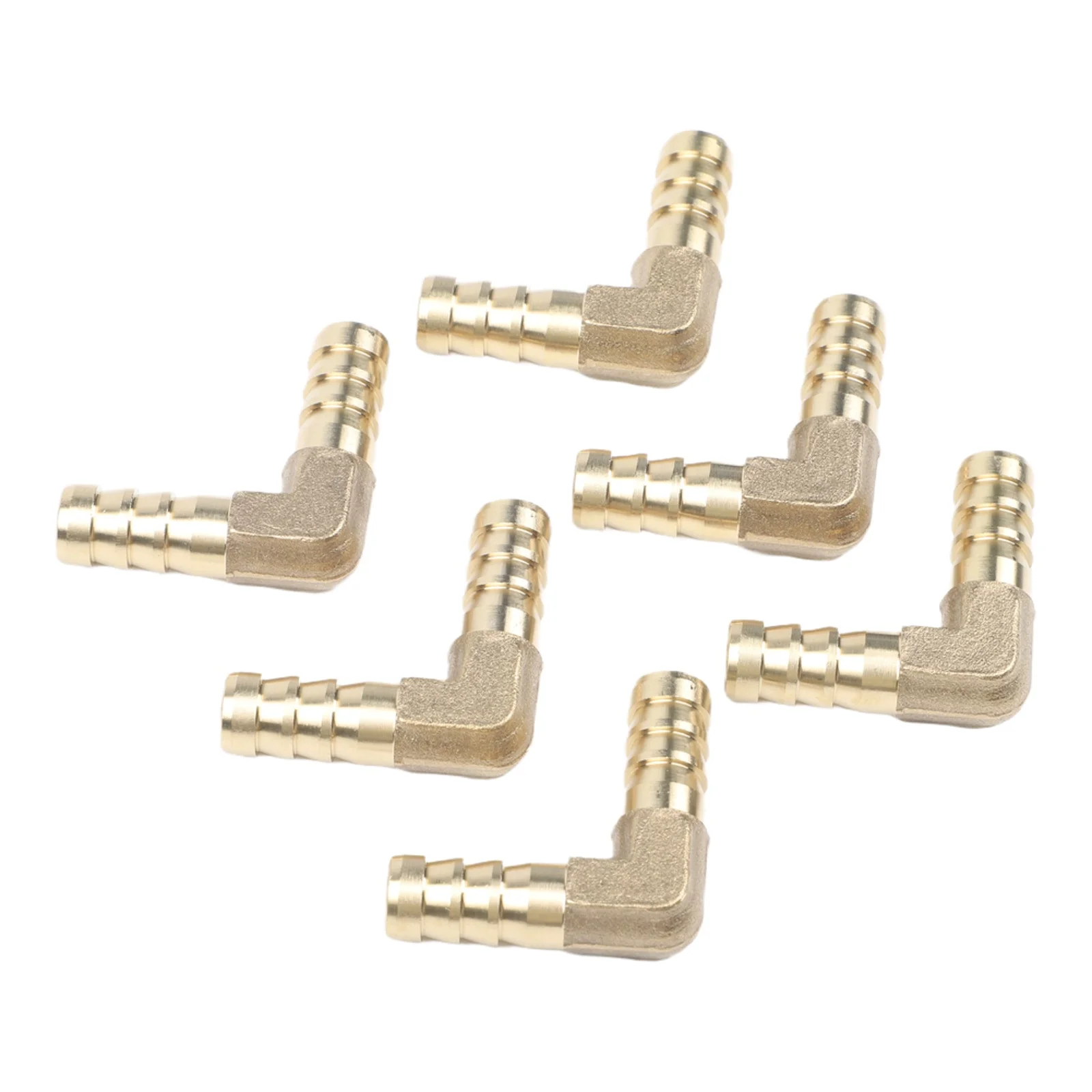 For Home Plumbing Brass 10mm Hose Fitting Barbed Hose Adapter Barbed Design Threaded Connection Quick Install For Air Systems