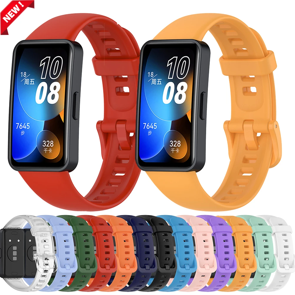 

Мягкий силиконовый ремешок на запястье для Huawei Band 8 9, браслет-браслет, ремень для Huawei Band 8 9, сменный спортивный браслет, аксессуары