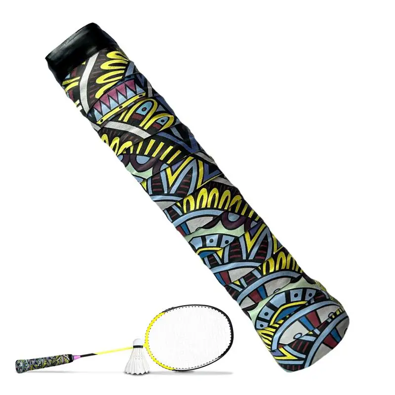 Tennis Racket Wrap Tape Badminton Racket Grip Sweat Absorbent Badminton Racket Grip Anti-Slip Quick-Drying Overgrips Comfortable