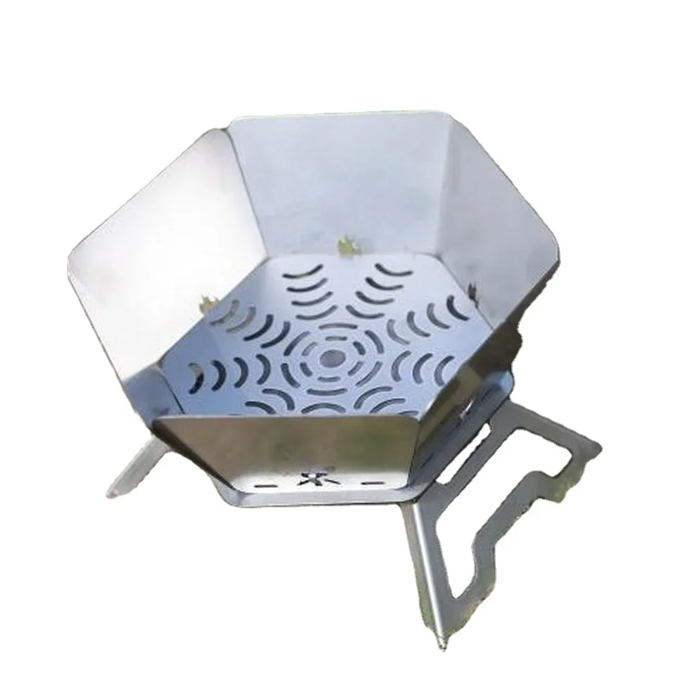 

Portable Bonfire Campfire Pit Camping Wood Stove charcoal bonfire stove Stainless Steel Foldable outdoor camping fire pit large