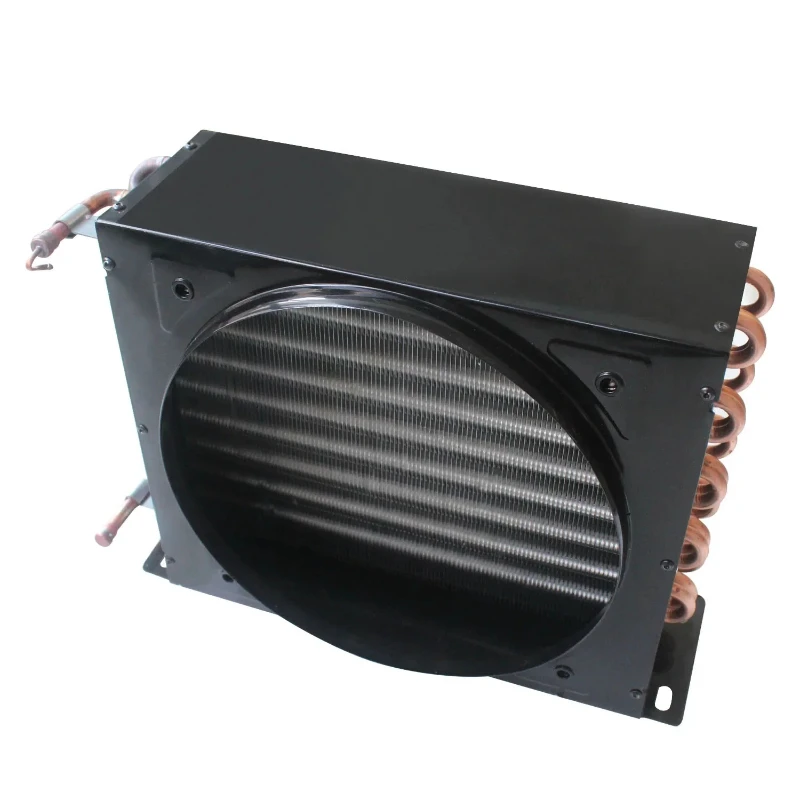 Fin Tube Radiators Fin Heat Exchangers Air Conditioner Condenser Aluminum Fin Condenser Coil for Refrigerator Freezer Copper