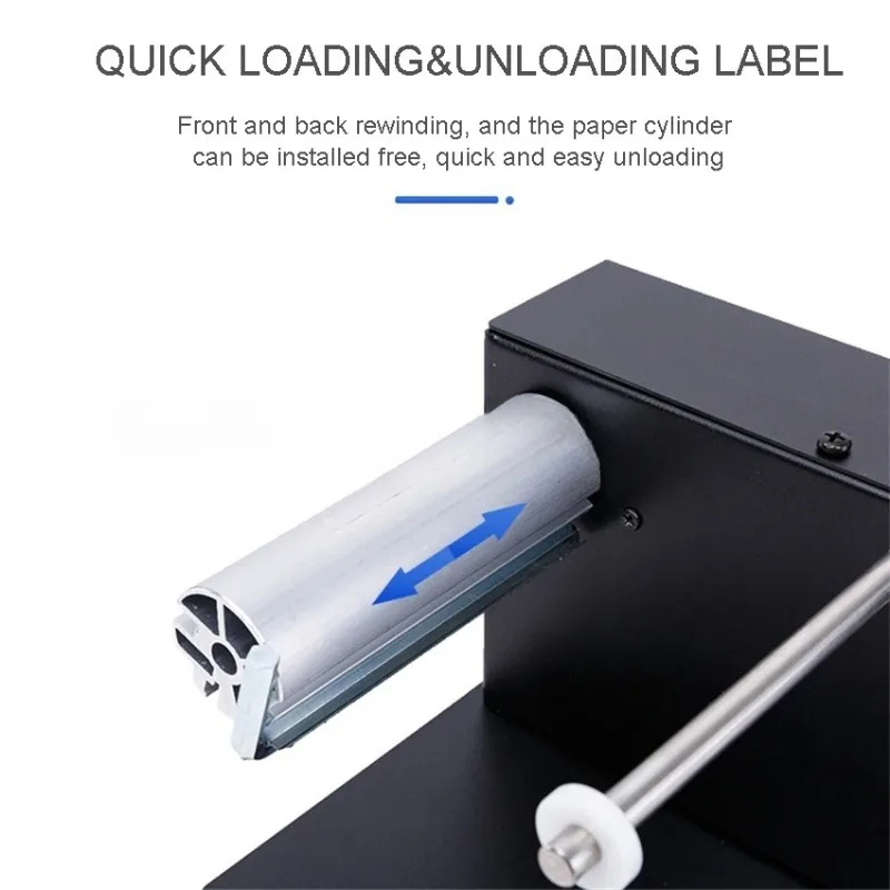 180MM Automatic Label Rewinding Machine Sticker Rewinder Barcode Label Two-way Rewinder Label Paper Rewinder