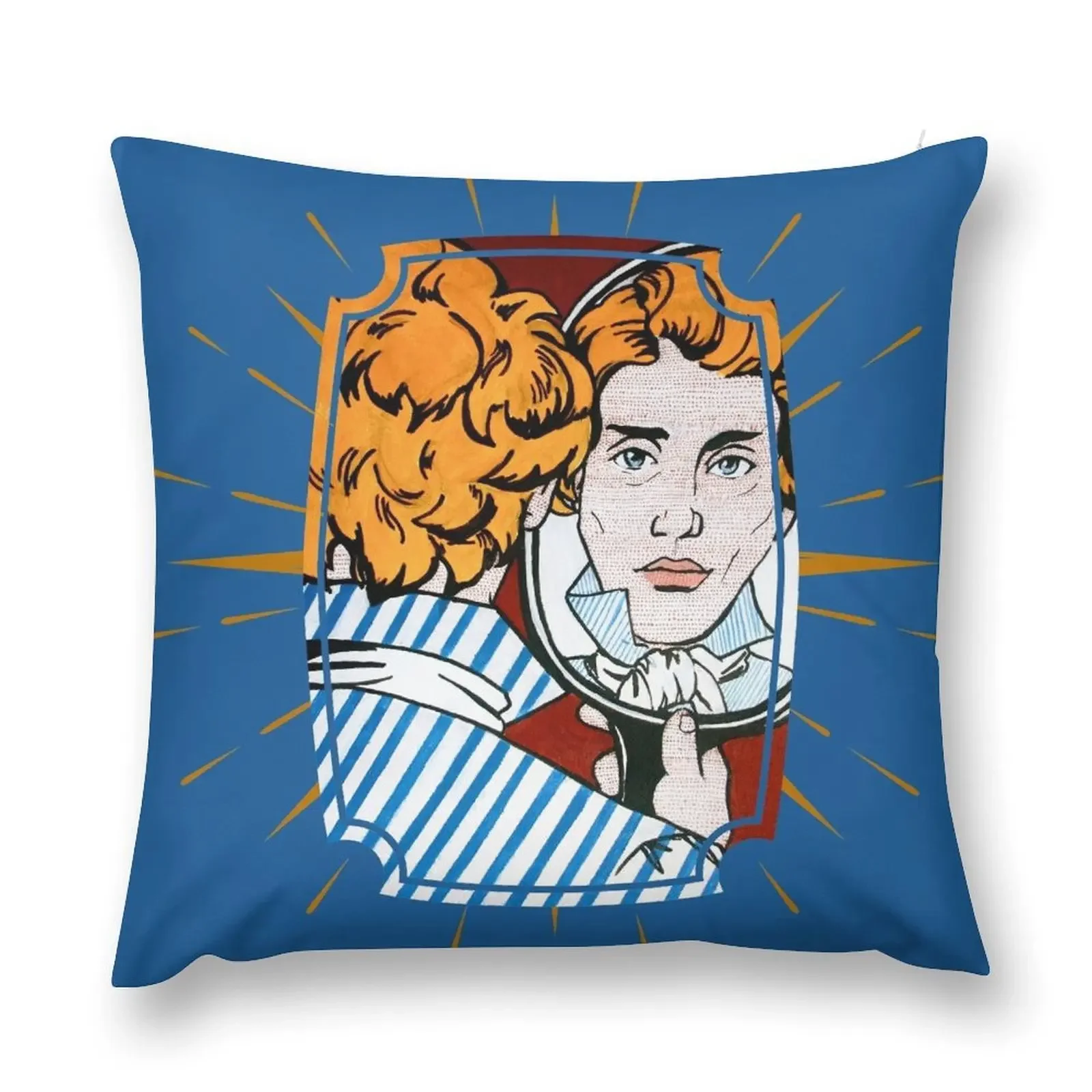 S?ren Kierkegaard Throw Pillow Ornamental Pillow Pillows Aesthetic home decor items Sofa Decorative Covers pillow