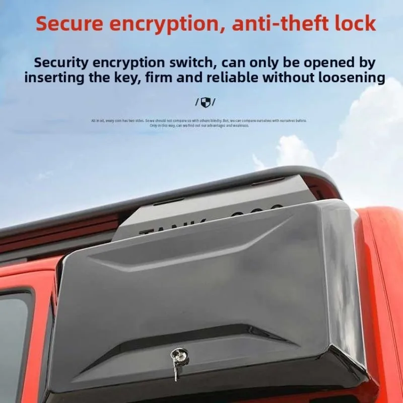 Tank 300 side schoolbag roof rack ladder off-road vehicle modified mecha mesh exterior accessories car roof box