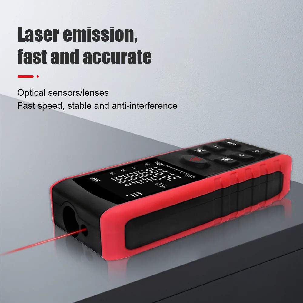 RZ-Distancemètre laser intelligent, mini ruban de mesure, télémètre laser, outils de mesure pour la maison, 50m, 70m, 100m