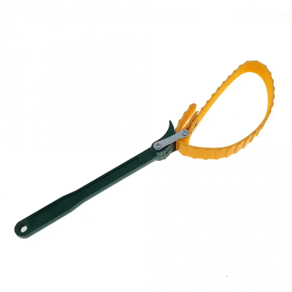 Clé à molette métrique réglable de 12 pouces, filtre à huile, outils de démontage avec sangle en caoutchouc antidérapante et poignée en acier à haute teneur en carbone