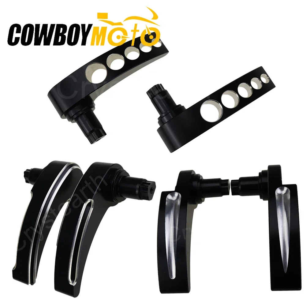 Aluminum Motorcycle Saddle Bag Latch Kit Saddlebag Lid Lifter For Harley Touring Electra Glide Street Glide Road King 2014-2021