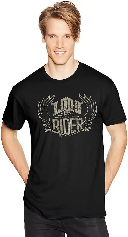 

Мужская футболка Hanes с рисунком - коллекция Americana, модный топ с короткими рукавами, мужской и женский универсальный топ с короткими рукавами