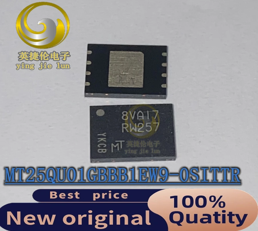 

Micron MT25QU01GBBB1EW9-0SIT RW257 New 100% WPDFN8 Flash Memory Chip