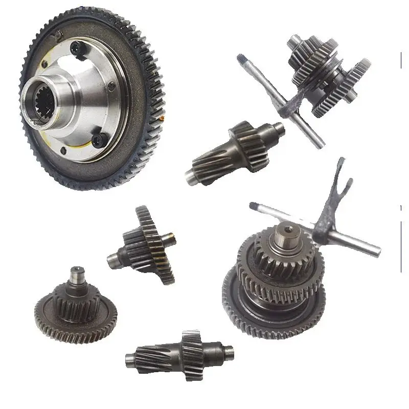 Electric Tricycle Differential Gearbox Gear Pack Gear Shift Modification Accessories Size Six Teeth 55 Teeth and 64 Teeth