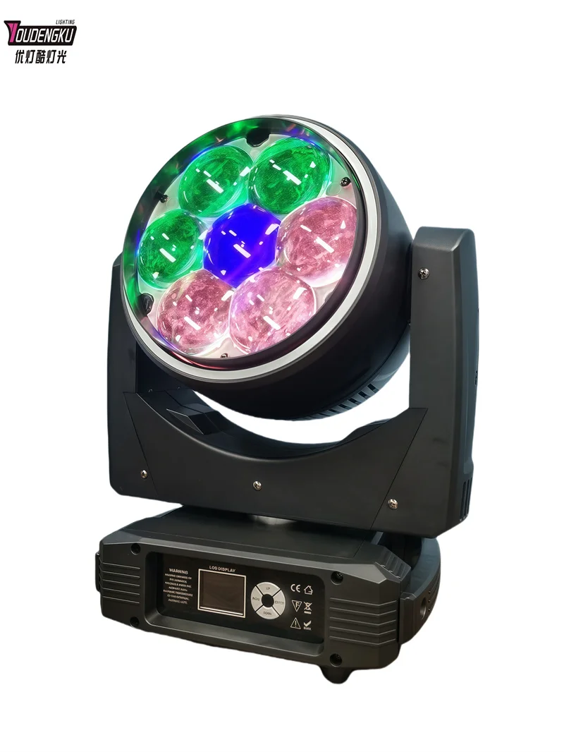 

4 шт. диодный светодиодный светильник Bee Eye Zoom с подвижной головкой 7*60 Вт rgbw с подвижной головкой для сцены, ночного клуба, бара, дискотеки, светодиодный луч света