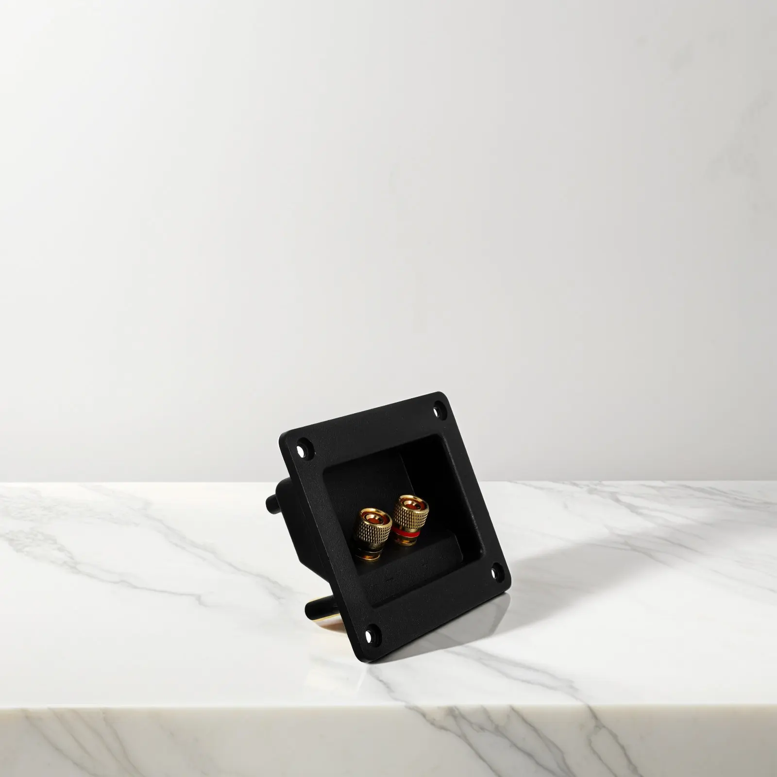 Way Speaker Terminal Box Pure Copper Binding Posts Thickened Plate DIY Audio Connector Stereo Subwoofer Speaker