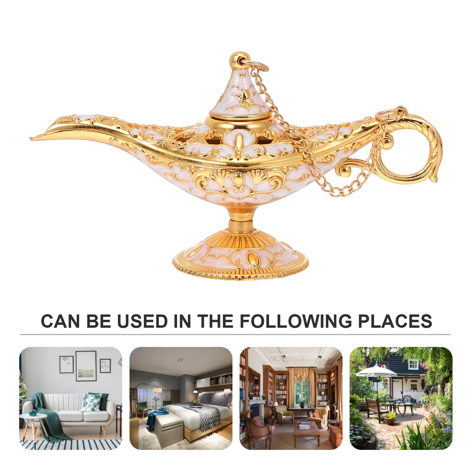 

1Pcs Vintage Simulated Classical Charm Lamp Decorative Handicraft Household Ornament for Home Holiday Party Decoration