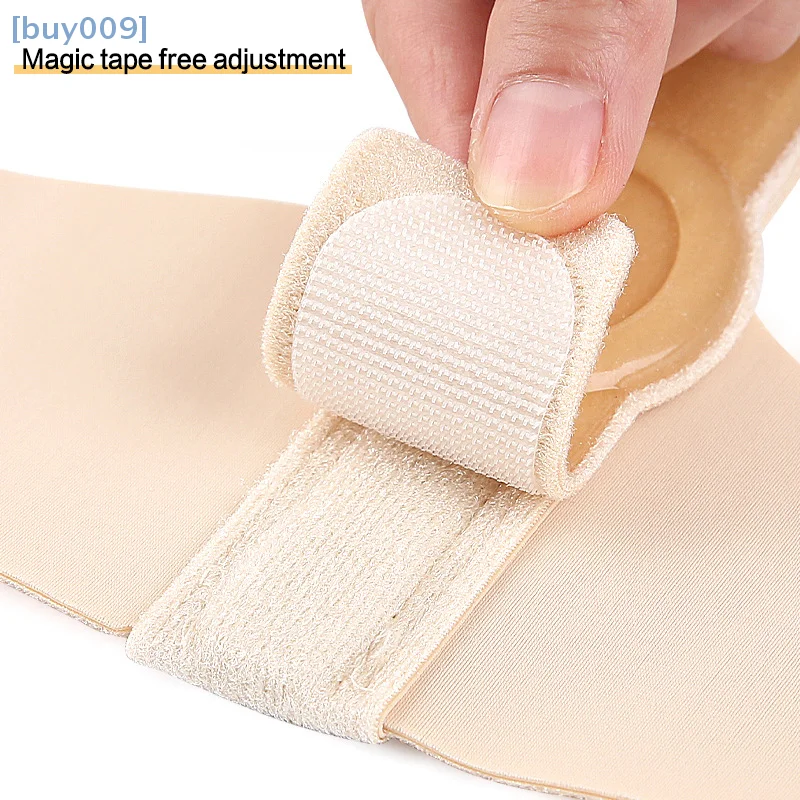 الورم مصحح فاصل أصابع القدم الكبير مع حزام قابل للتعديل تو أداة تقويم العظام تنفس أروح هدفين للعناية بالقدم