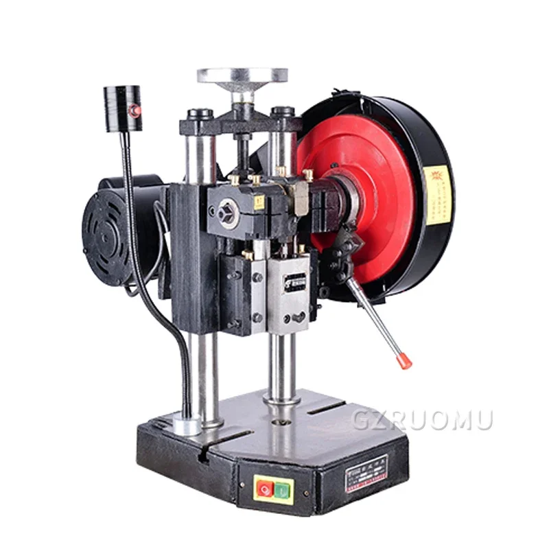 1T Desktop Electric Punch Precision Industrial Double Column Press Machine Small Desktop Press Double Column Riveting Machine