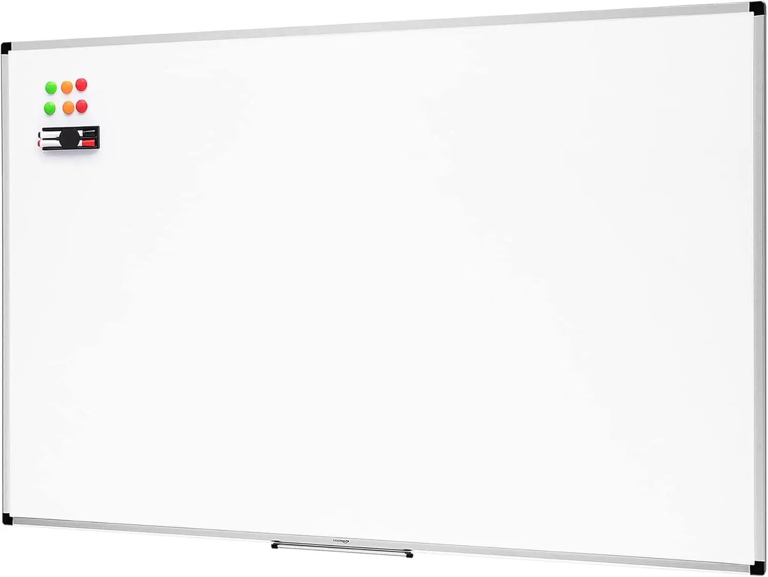 

Large Magnetic Dry Erase Whiteboard with Aluminum Frame, Pen Tray, Wall Mountable 35.4"x23.6" for School Office Home