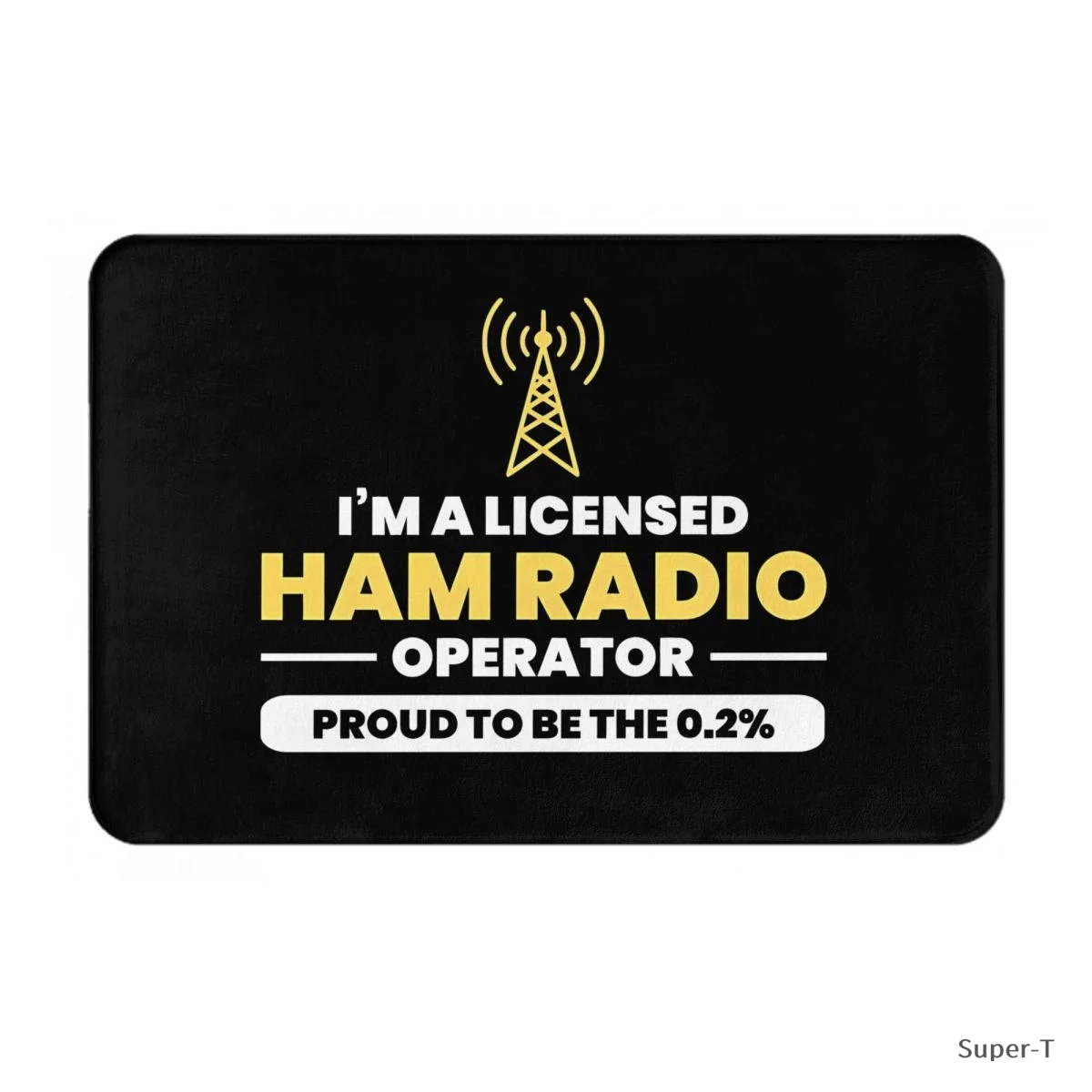 Amateur Ham Radio Grandpa Fathers day Gift Bathroom Mat Love Doormat Living Home Room Carpet Entrance By Rug Home Decor 40x60CM