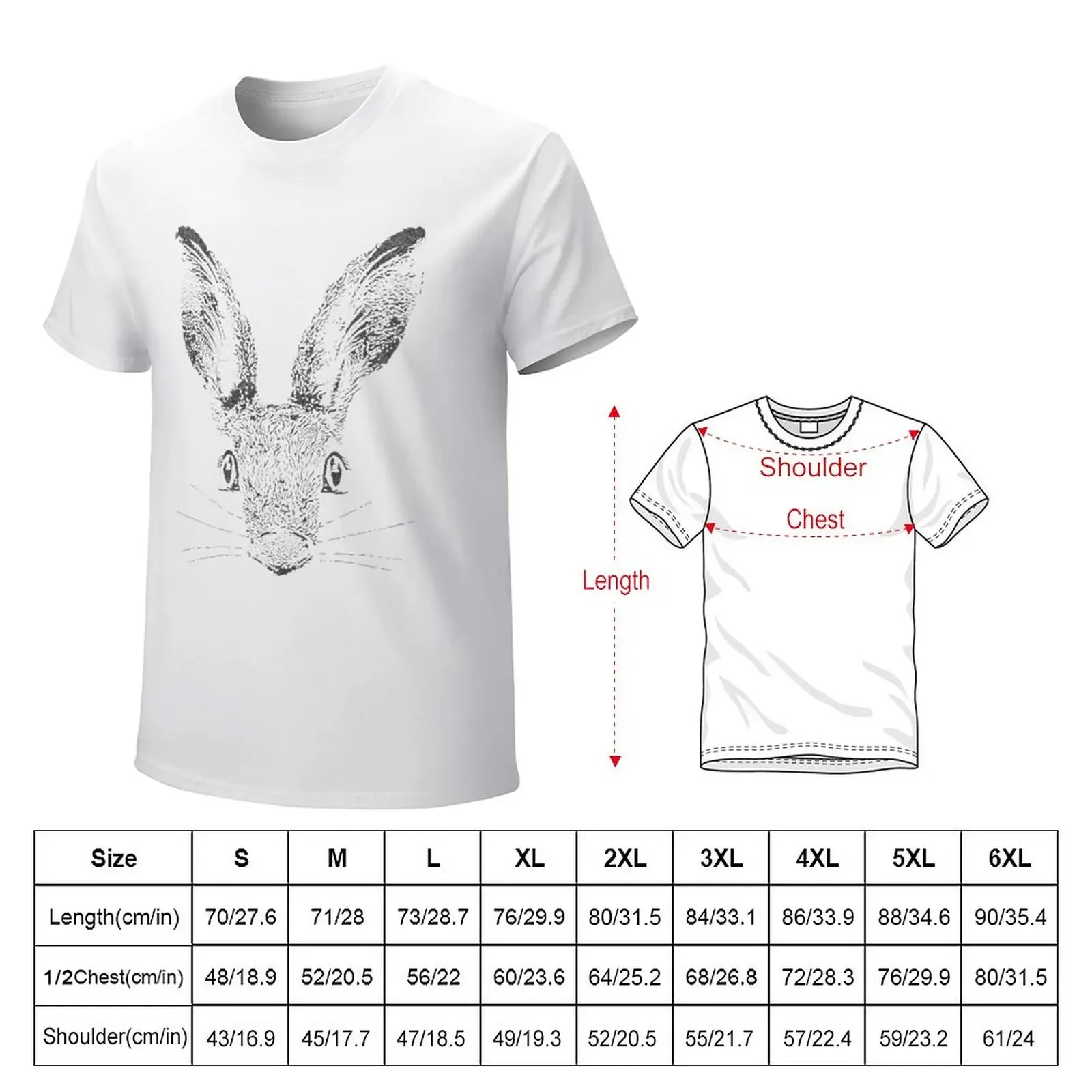 March Hare T-Shirt anime anime clothes Short sleeve tee slim fit t shirts for men