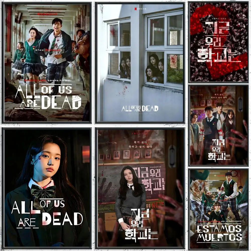 popular All of Us Are Dead Poster HD Waterproof Self-Adhesive Wall Art – Multi-Scene Use, Top Gift Pick