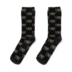 Cabo wabo geometric Socks anti slip football cycling Climbing Men's Socks Women's