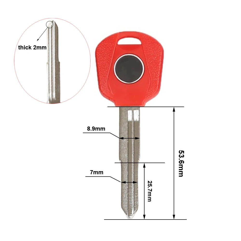 لهوندا شعار CB400 CBR600 1000RR CBR17 22 23 29 CB800 CB1300 CBR1000RR CBR1000 CBR600RR 893 929 900RR 954 فارغة دراجة نارية مفتاح
