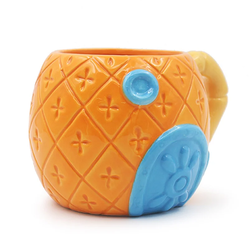 

L56A-Fruit Shaped Coffee Cup, Cute Coffee Milk Cup Tea Cup, Pineapple Cup, Home Office Water Cup