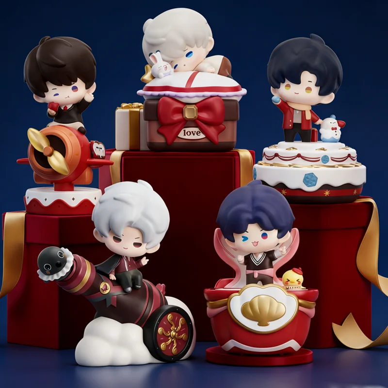 

Genuine In Stock Love And Deepspace X Kfc Xavier Zayne Rafayel Sylus Caleb Full Range Cosplay Cartoon Figurine Cute Model Gifts