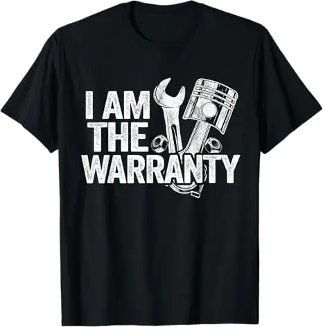Ich bin der Garantie-Mechaniker für Rennwagen-Teile – Lustiges Mechaniker-T-Shirt im Y2K-Stil – Mechaniker-Papa-T-Shirt mit Spruch im Taschenformat – Herrenbekleidung Oberteil – Detail 16