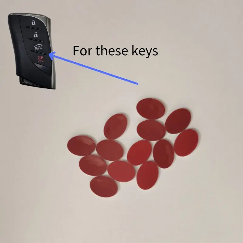 

Size 13MM DIY Emblem Logo Replacement Sticker Emblem For Lexus remote key shell