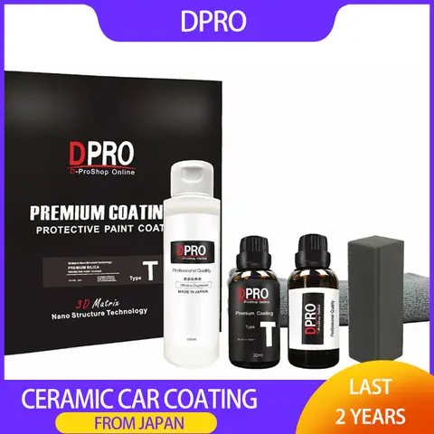 9H Graphene Ceramic Car Coating Kit for 2 Cars dpro