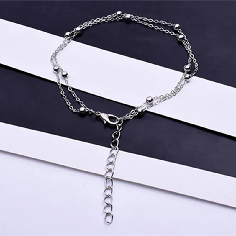 Luxury Silver Color Chain Link Bracelet For Women Ladies OL Style Copper Beads Bracelets Jewelry Accessories Wholesale