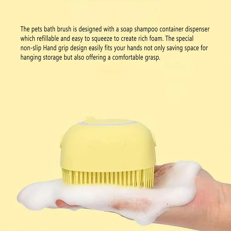 Pet Grooming Glove, Massages Skin & Reduces Shedding. Deep Cleans in Bath, 8.5x7.5cm - Image 4