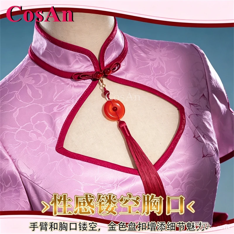 CosAn Game Honor Of Kings Xiao Qiao Cosplay Costumes Sweet Elegant Cheongsam Dress Women Activity Party Role Play Clothing New