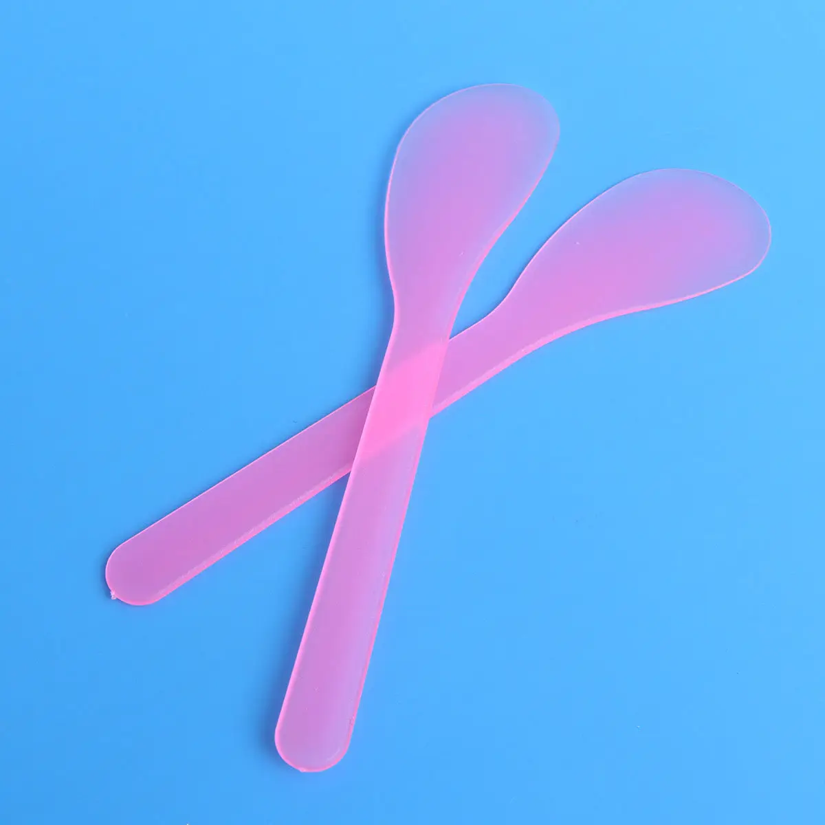 100Pcs Facial Mask Spatula Plastic Spatula for Face Mask Application Mixing DIY Skincare Creams Lotions Sampling Beauty