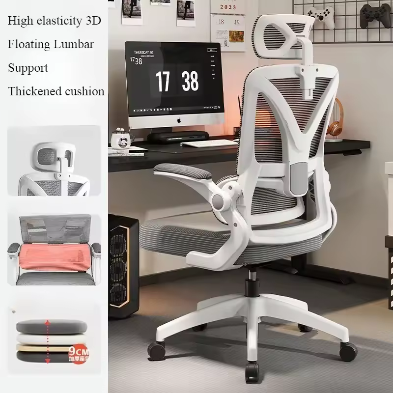 Ergonomic Gaming Chair 3D Lumbar Support Racing Swivel Adjustable Breathable Mesh High Density Sponge Seat Silla De Escritorio - Image 7