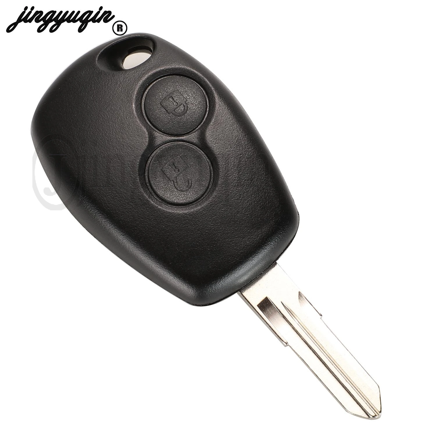 jingyuqin 433MHz Remote Car Key ID46 PCF7947 Chip for Renault Megane Modus Clio Kangoo Logan Sandero Duster VAC102 Blade 2Button