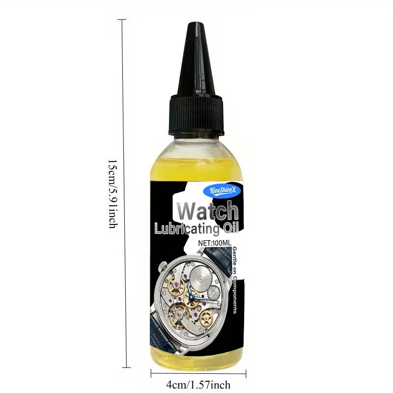 Lubricant oil for watches,Professional Clock Oil, Anti-Rust Gear Maintenance, Noise Reduction & Long-Lasting Operation, 30/100ml