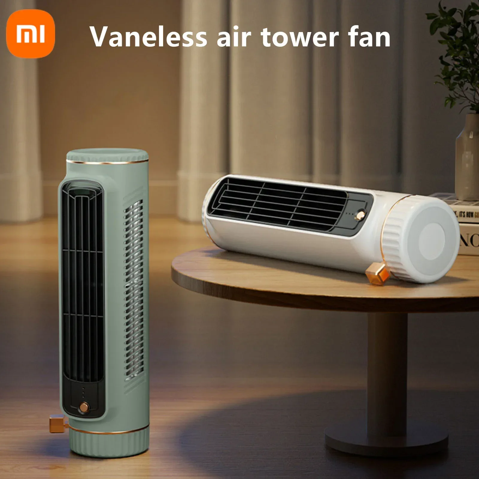 

Xiaomi Mijia Air Circulation Bladeless Tower Fans Bladeless Bedroom Ultra-Quiet Dormitory Desk Floor Electric Fan Standing Fan