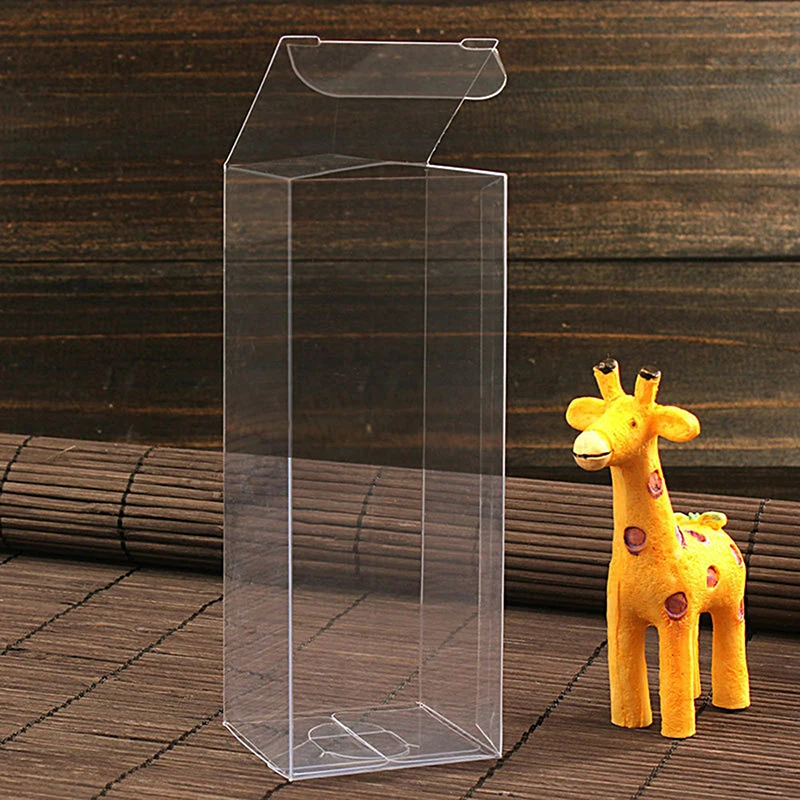 50/100PCS 1/64 PVC Model Display Box Case Showcase Protection Transparent Dustproof For Collectibles Dolls Action Figures Toys