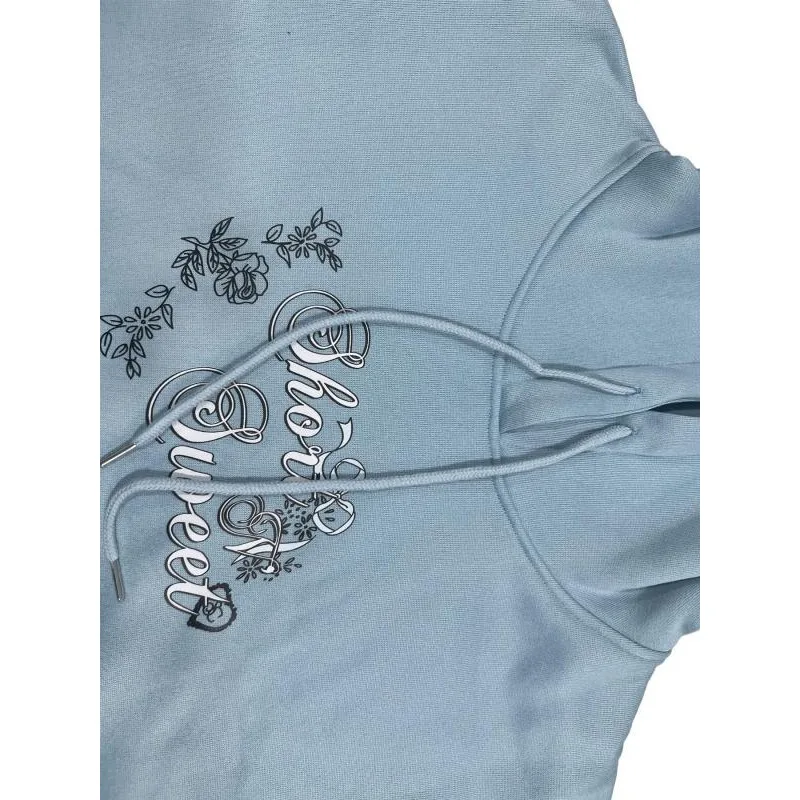 Jersey de manga larga con estampado de Color sólido informal para mujer con capucha Retro de moda de talla grande