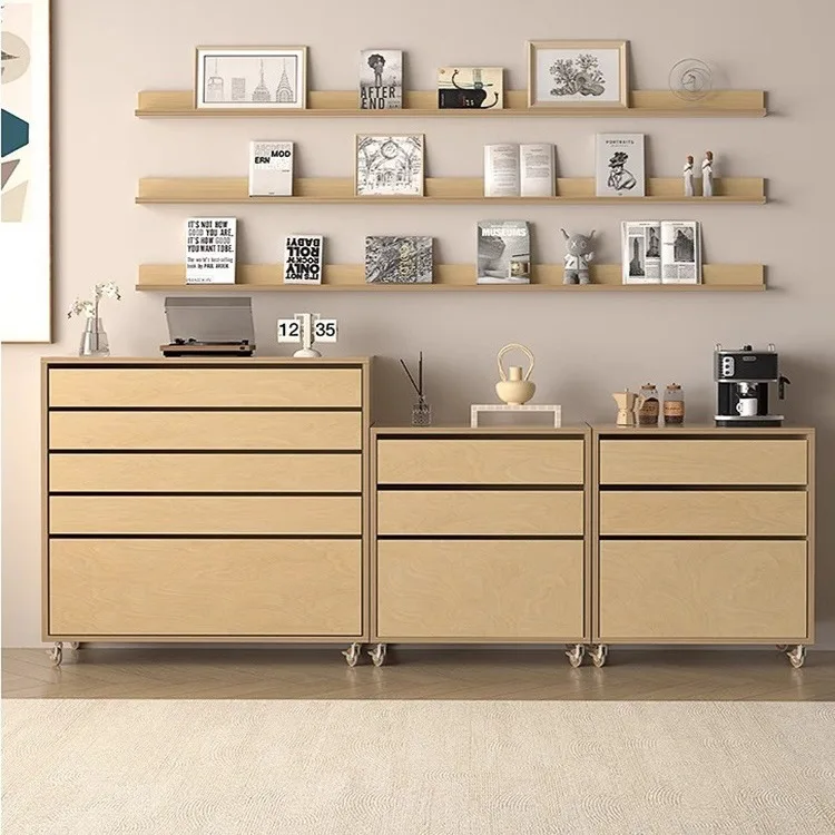 

Birch ocean board antique chest simple household bedroom storage cabinet bedside cabinet bedside cabinet locker